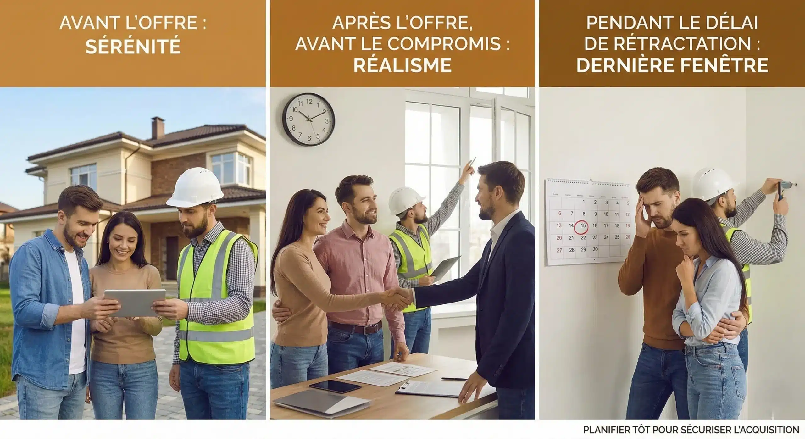 Illustration des moments pour réaliser une expertise avant achat immobilier dans le 93