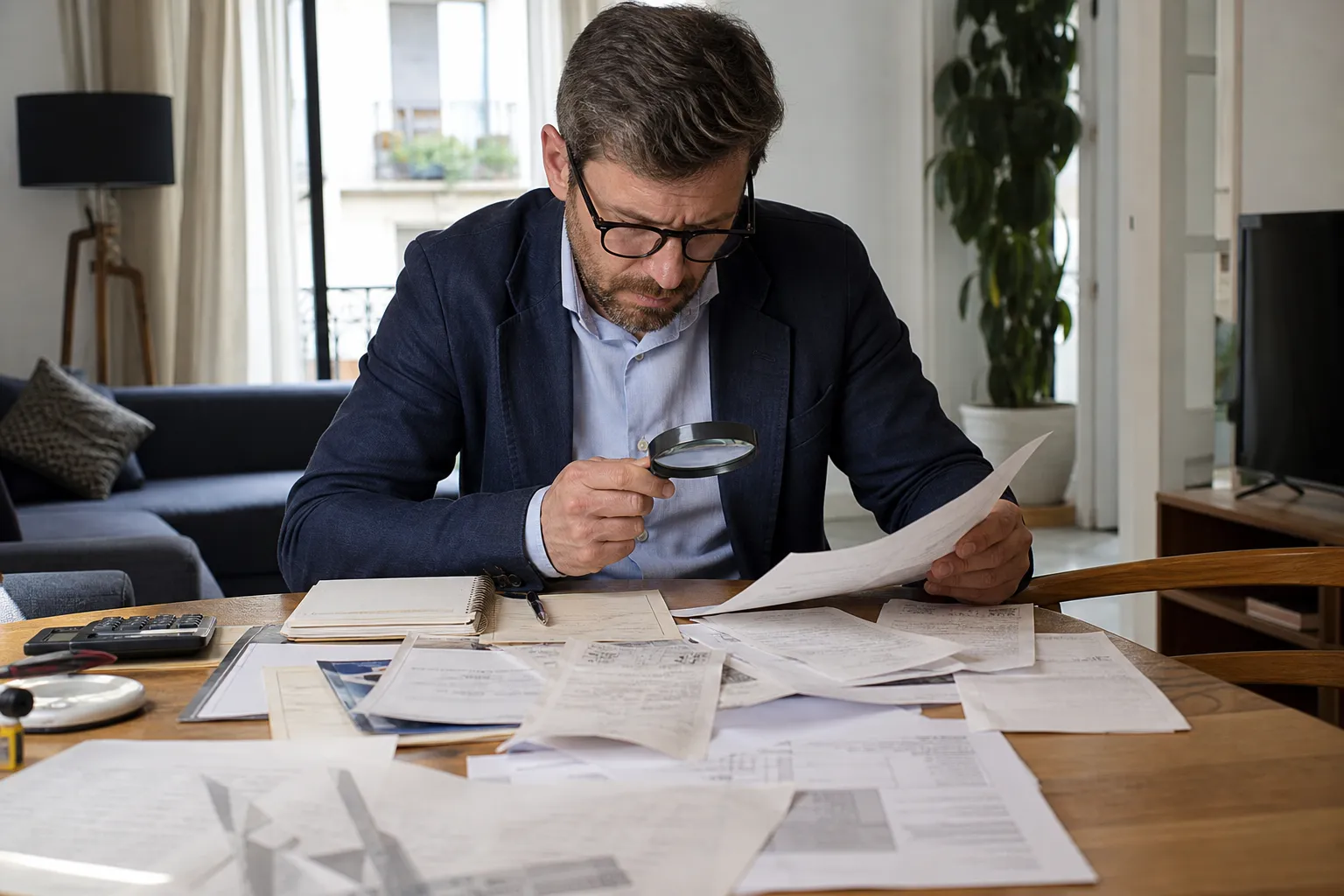Expert analysant les documents de vente pour qualifier un vice cache immobilier en Seine-Saint-Denis
