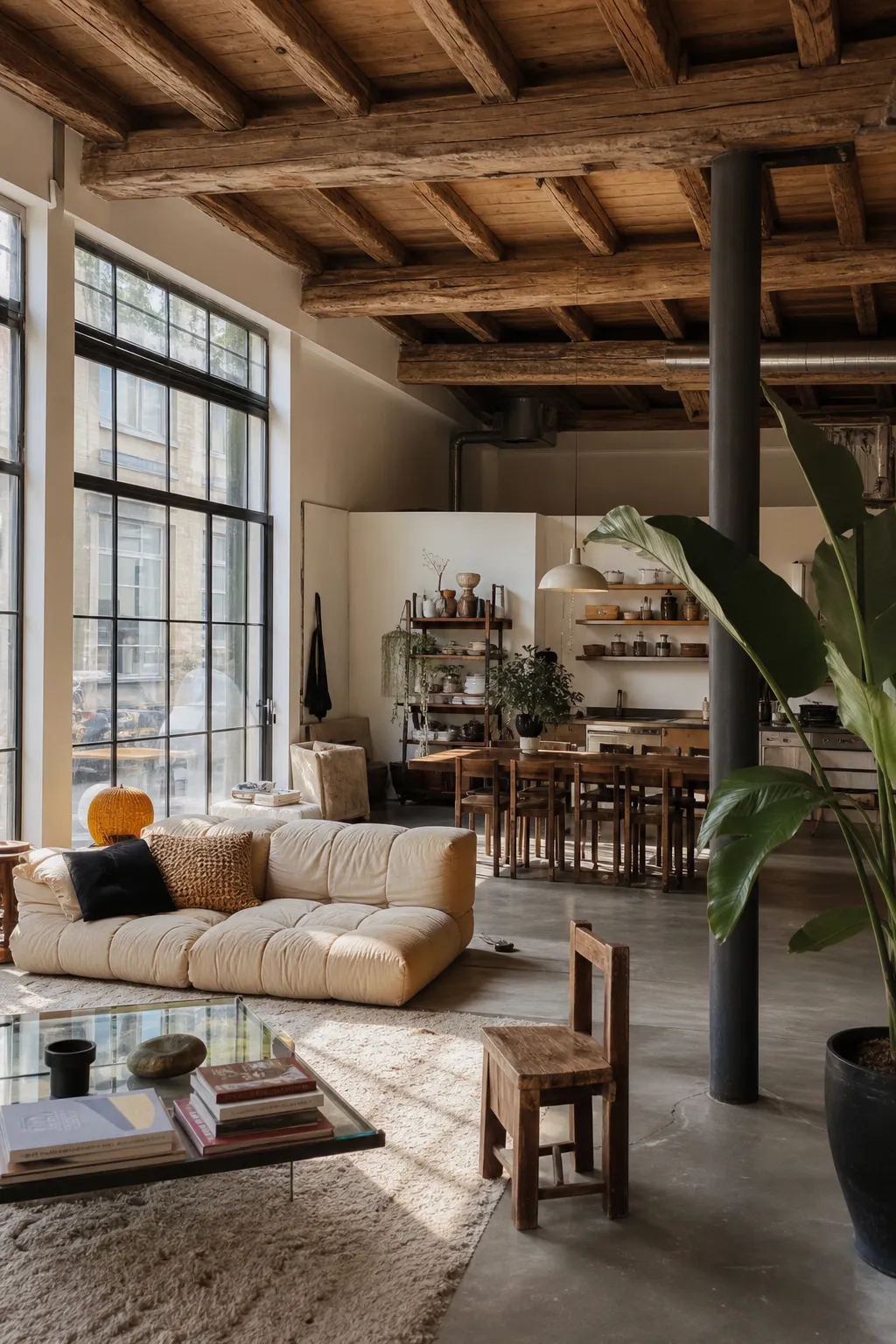 Ancien local commercial transformé en logement dans le 93