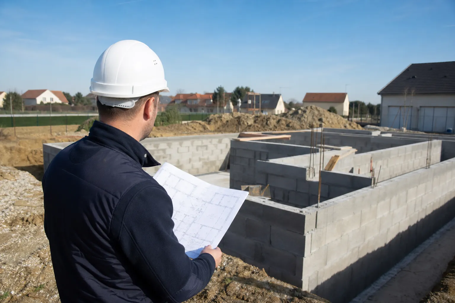 Expert suivant la construction d'une maison CCMI a Aulnay-sous-Bois
