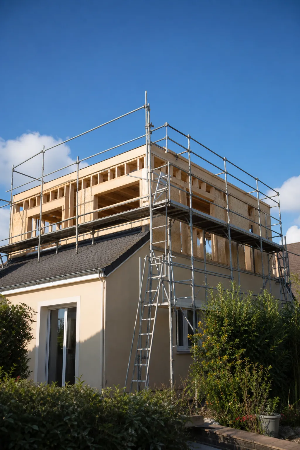 Surélévation d'un pavillon avec ajout d'un étage dans le 93